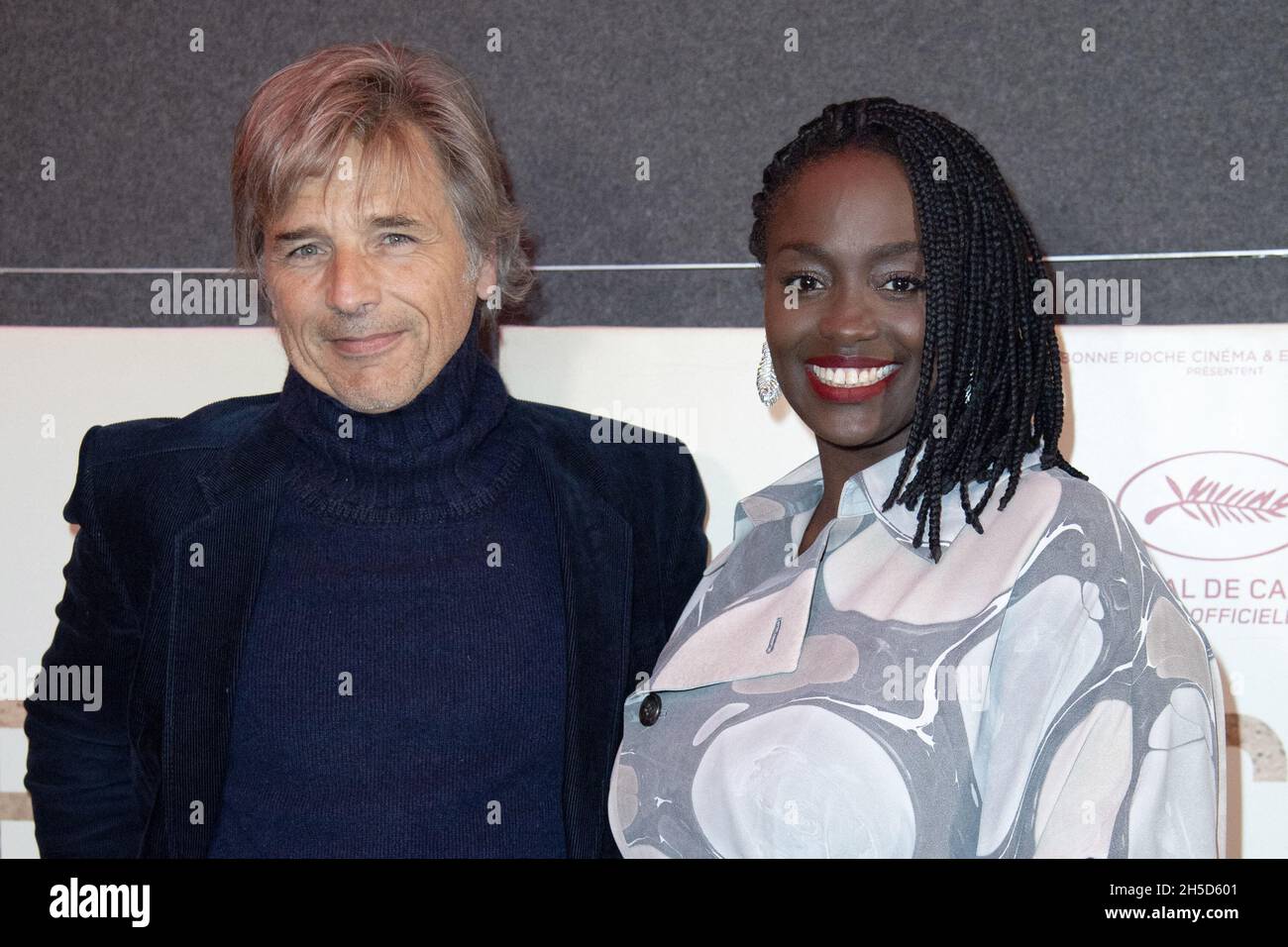 Guy Lagache and Aissa Maiga attending the Marcher Sur L'Eau Premiere at