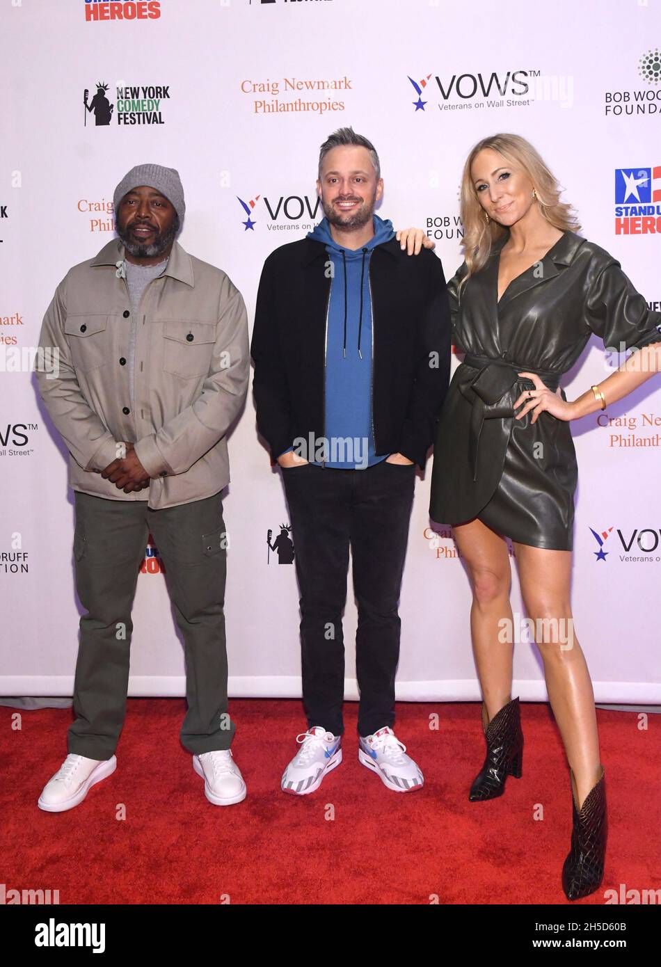 New York, NY, USA. 8th Nov, 2021. Donnell Rawlings, Nick Bargatze and