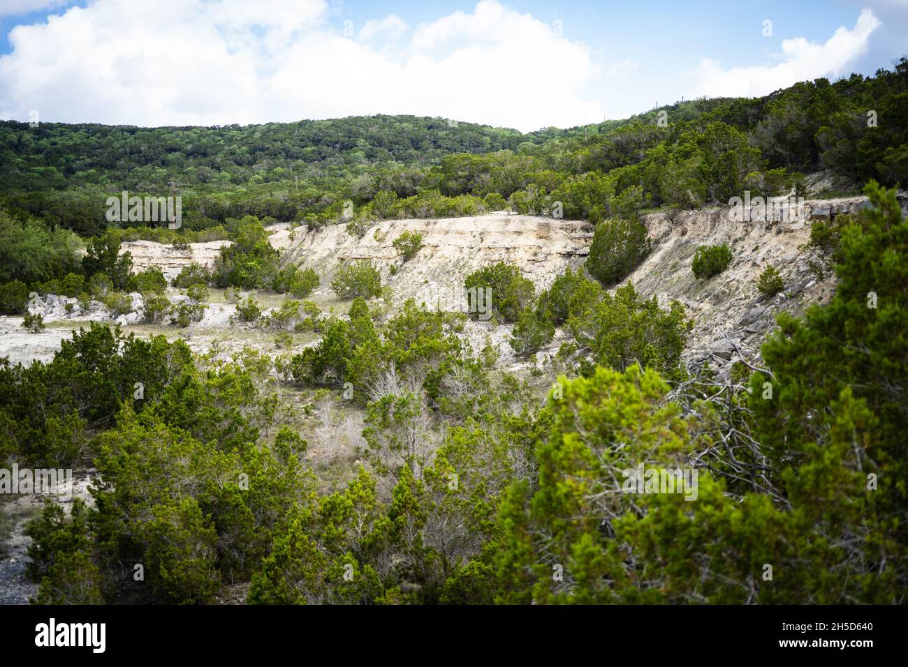 Balcones Canyon Land Park in the Texas Hill Country Stock Photo