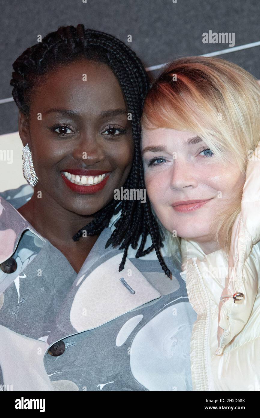 Aissa Maiga and Julie Judd attending the Marcher Sur L'Eau Premiere at