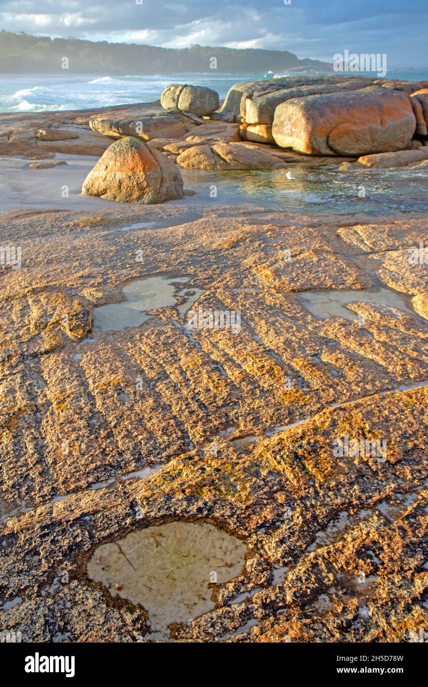 Cosy Corner in the Bay of Fires Stock Photo