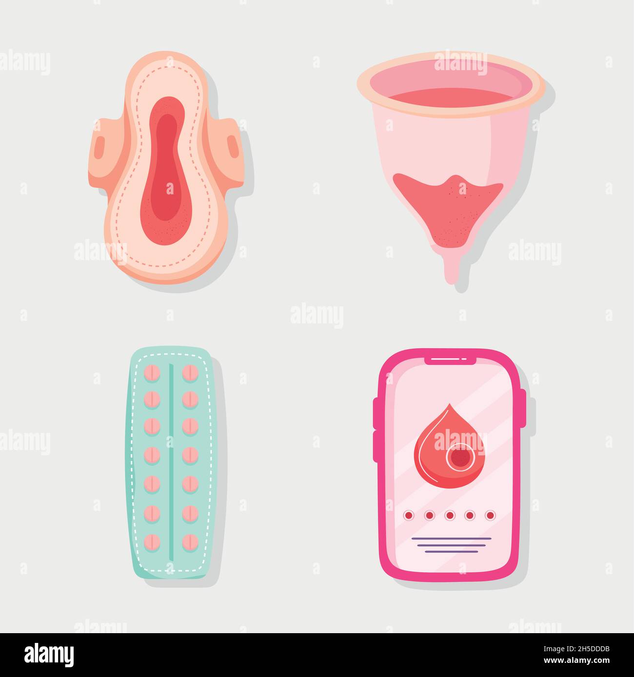 Contraceptive cup Stock Vector Images - Alamy