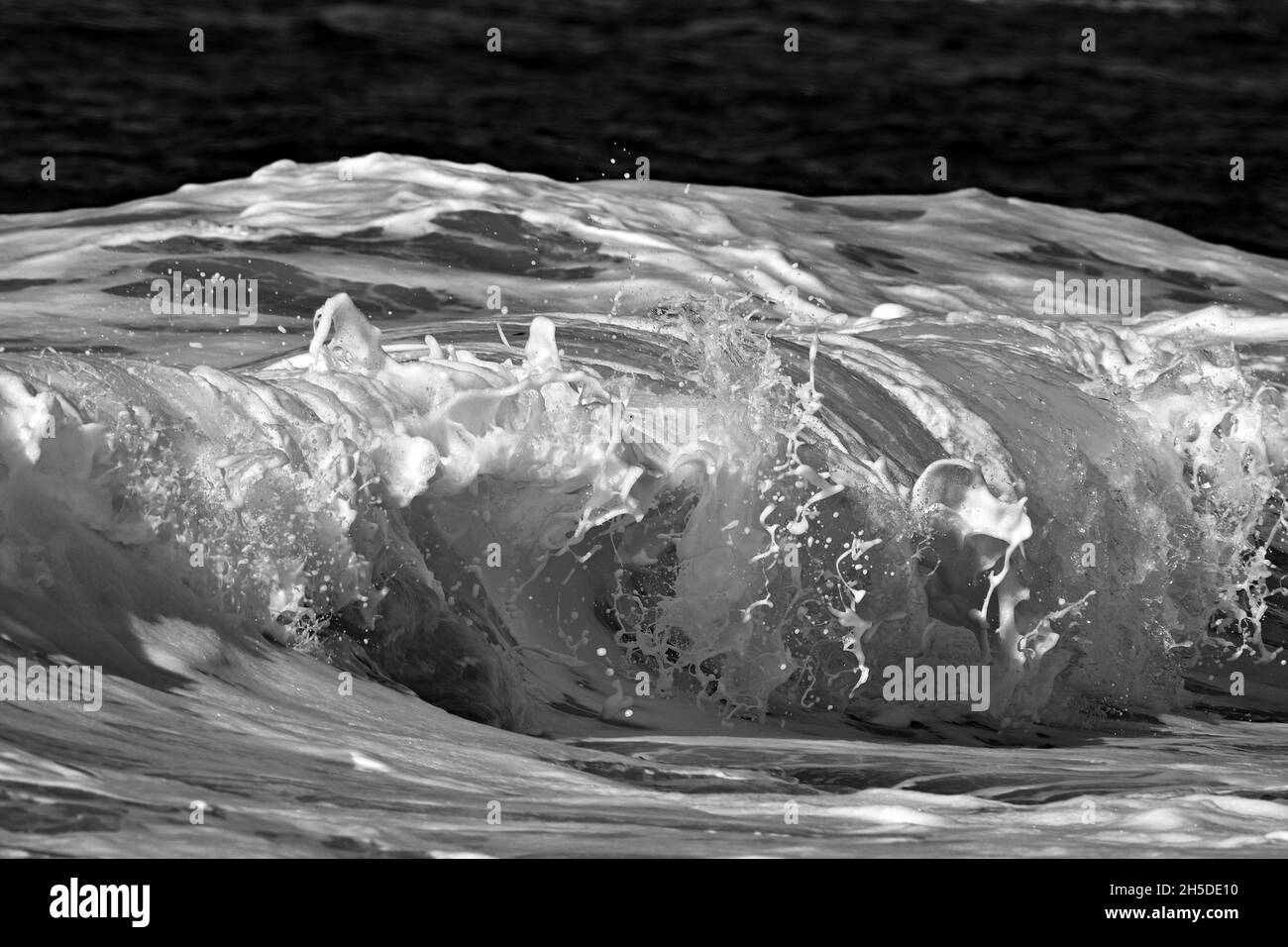 Big water splash Black and White Stock Photos & Images - Alamy