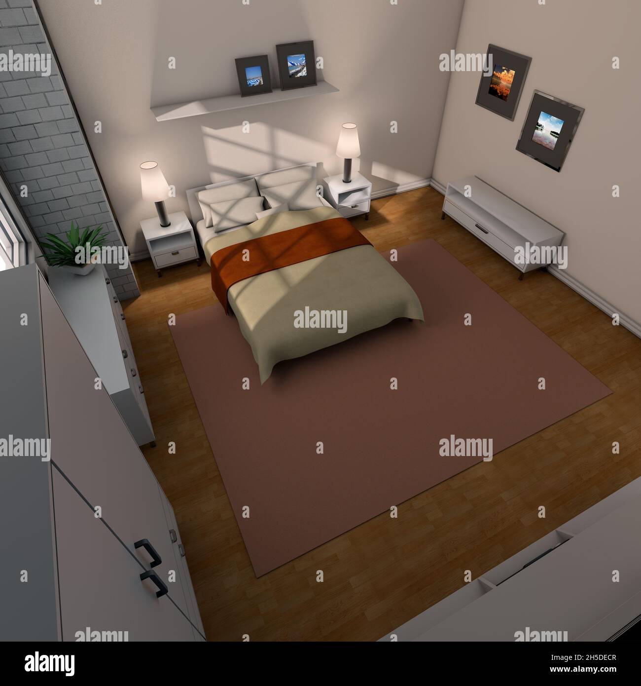 3d render two little hi-res stock photography and images - Alamy