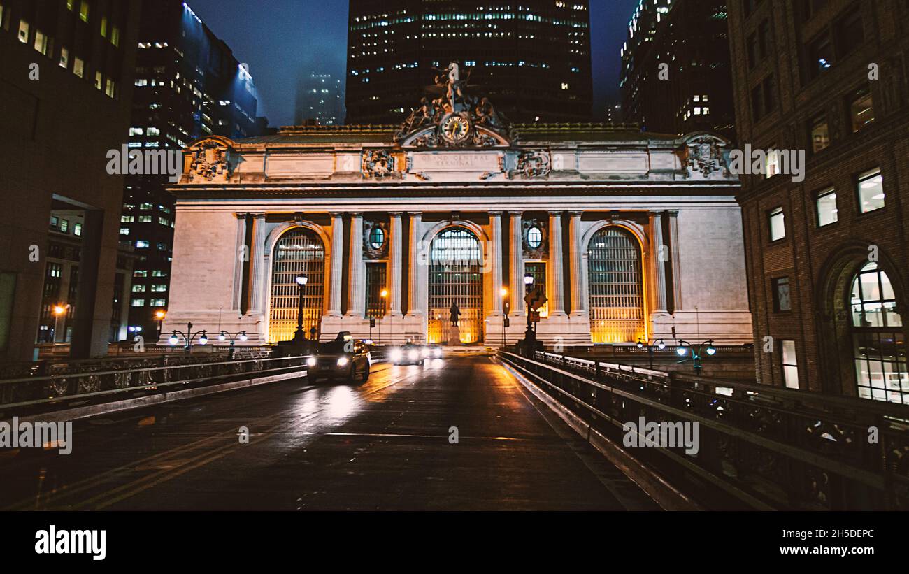 New York at Night 2 Stock Photo
