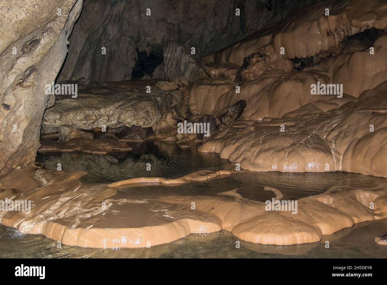 Scenic view of the Sumaguing to Lumiang Cave in Luzon, Philippines