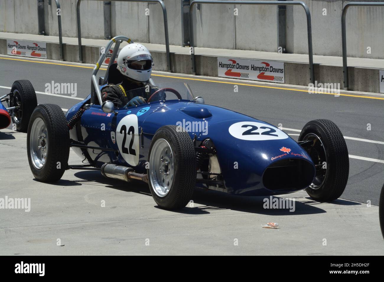 #22 1960 Autosport Formula Junior driven by Richard Bishop-Miller at the Ken Smith Festival, Hampton Downs NZ, 20 Jan 2020 Stock Photo