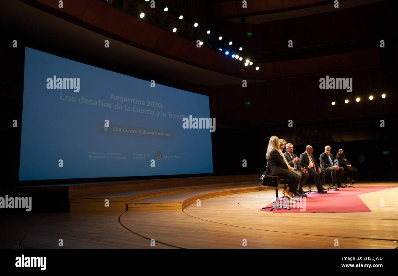 Buenos Aires, Argentina. 08th Nov, 2021. The President of Argentina