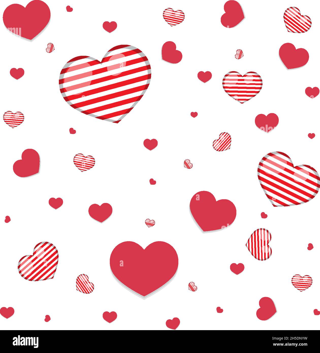 Red heart seamless background illustration Stock Vector Image & Art - Alamy