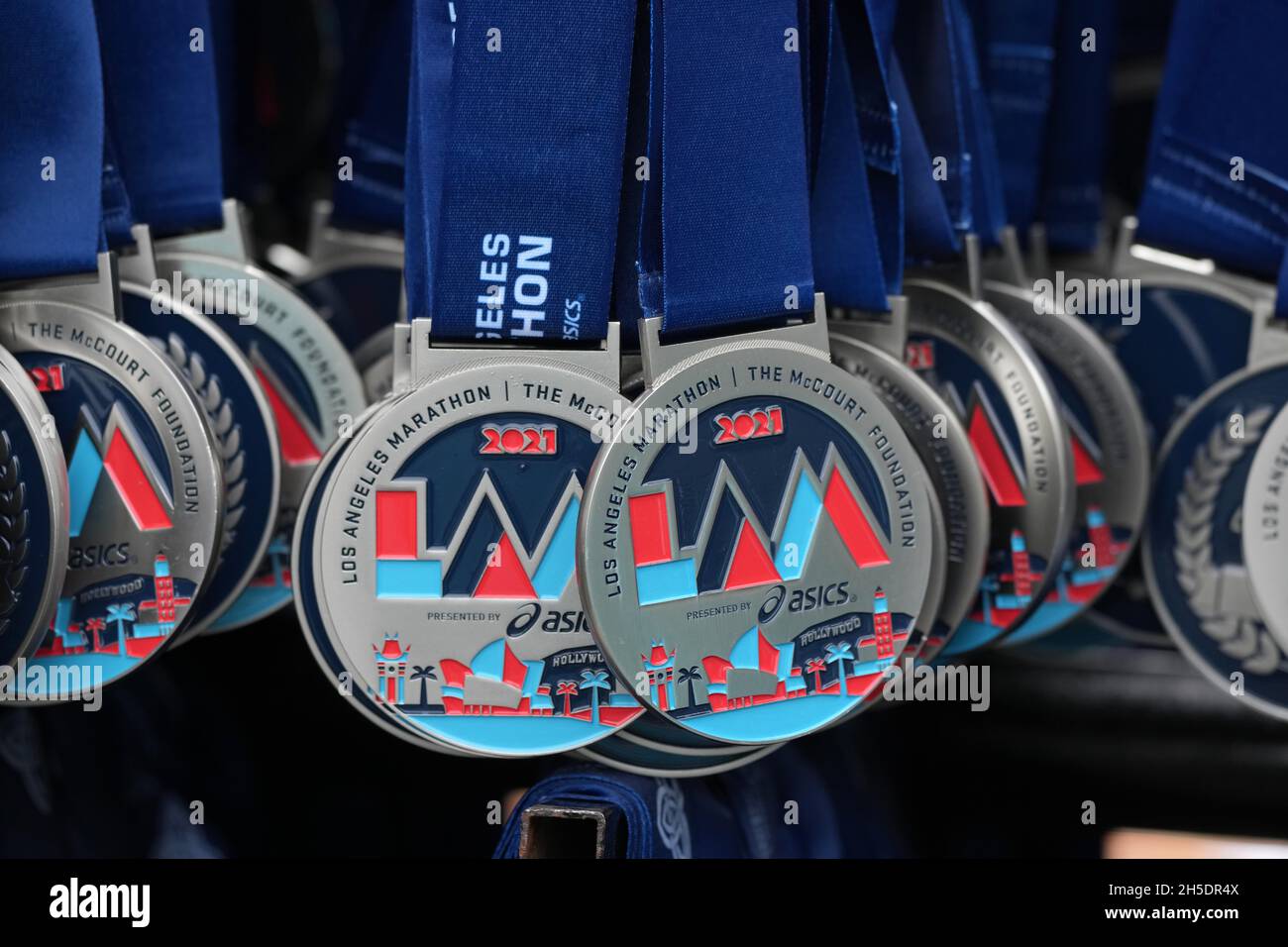 Los Angeles, United States. 07th Nov, 2021. A detailed view of finisher