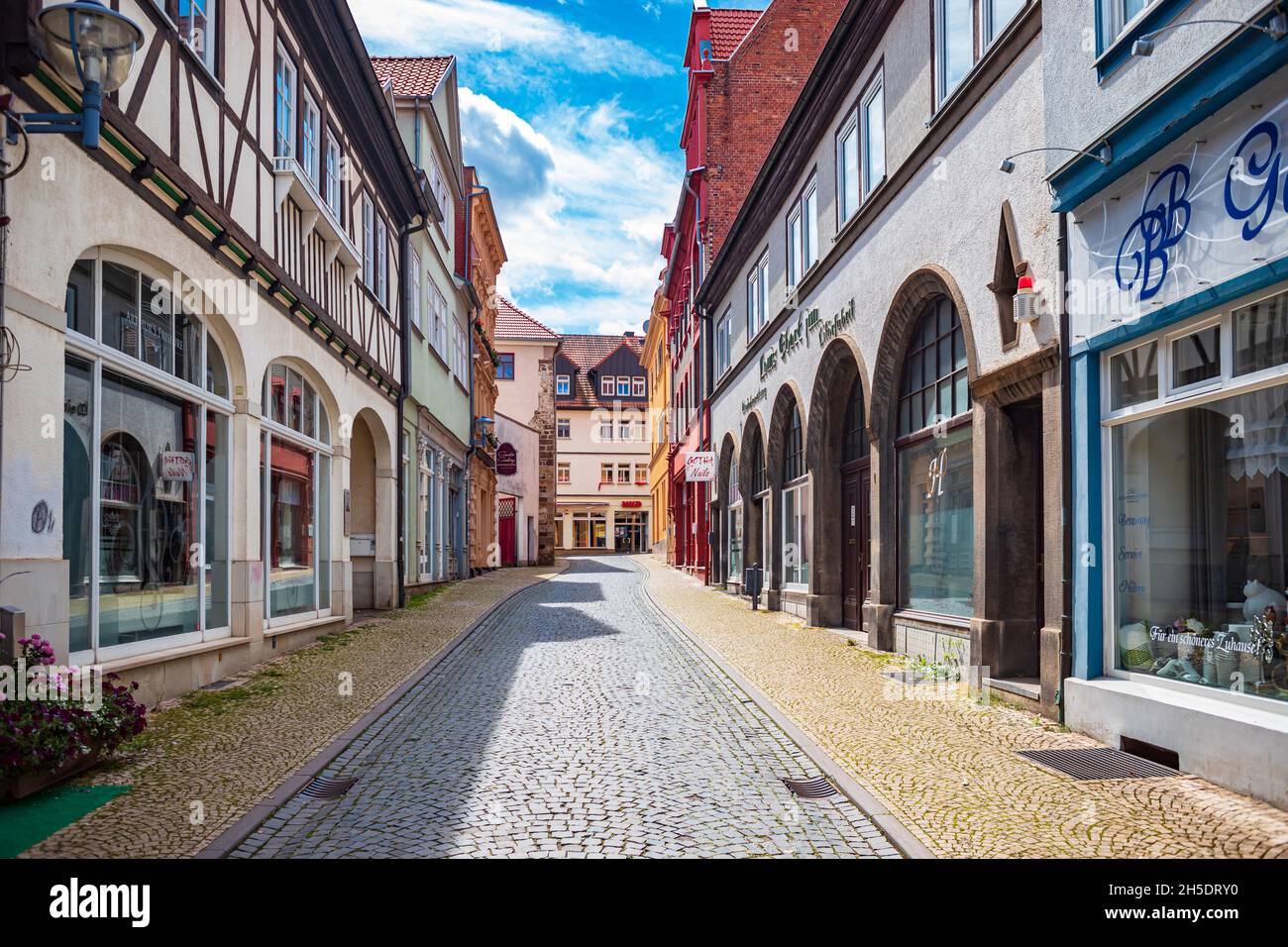 GOTHA, GERMANY - CIRCA AUGUST, 2021: The townscape of Gotha, Thuringia, Germany. Stock Photo