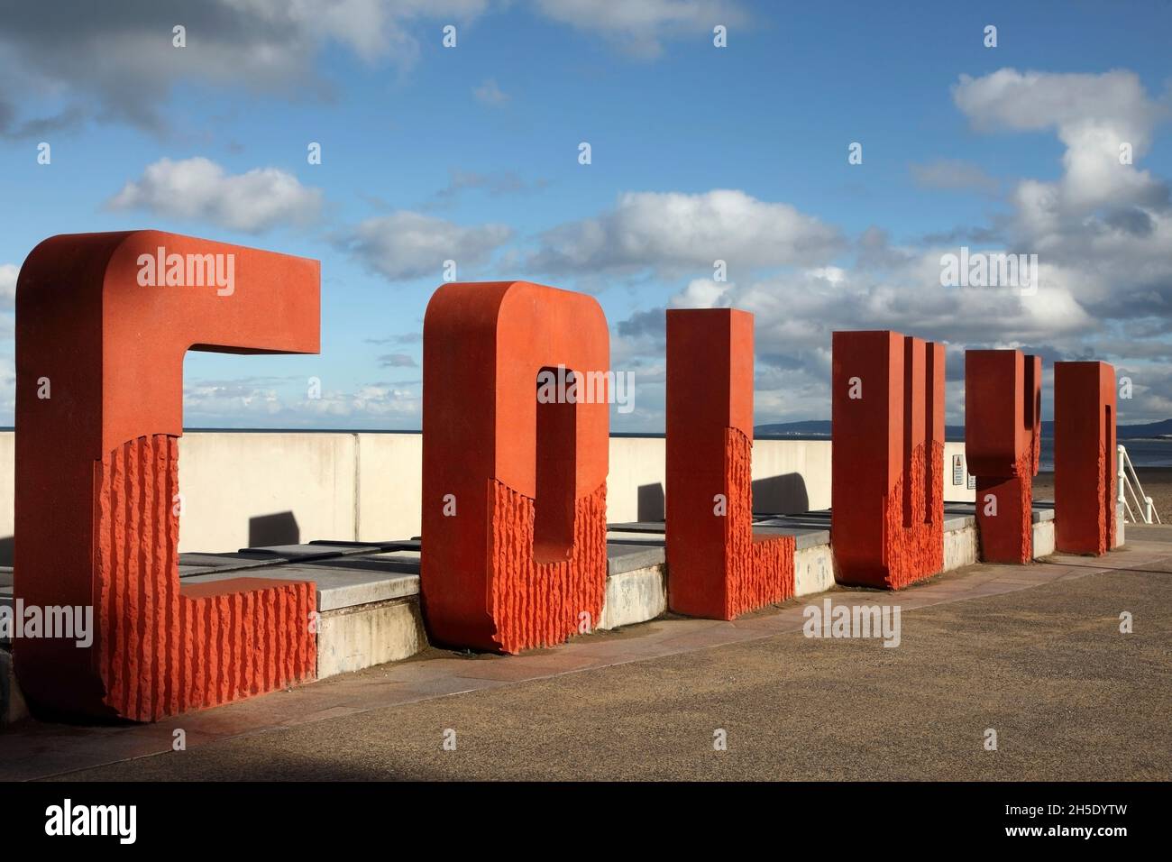 Colwyn Bay seafront, Conwy, Wales, UK Stock Photo Alamy