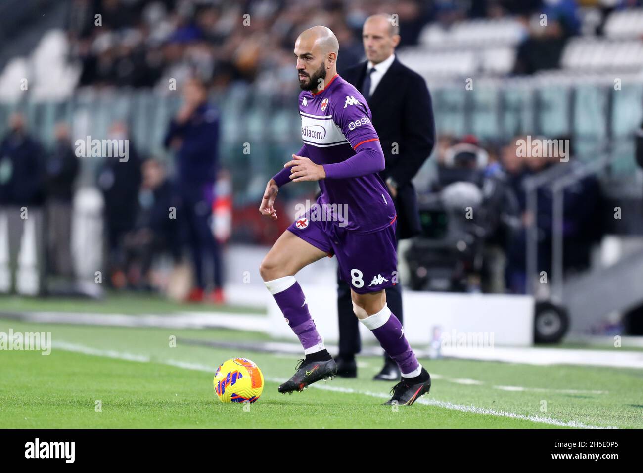 Riccardo Saponara of Acf Fiorentina controls the ball during the Serie A  match between Juventus Fc and Acf Fiorentina Stock Photo - Alamy