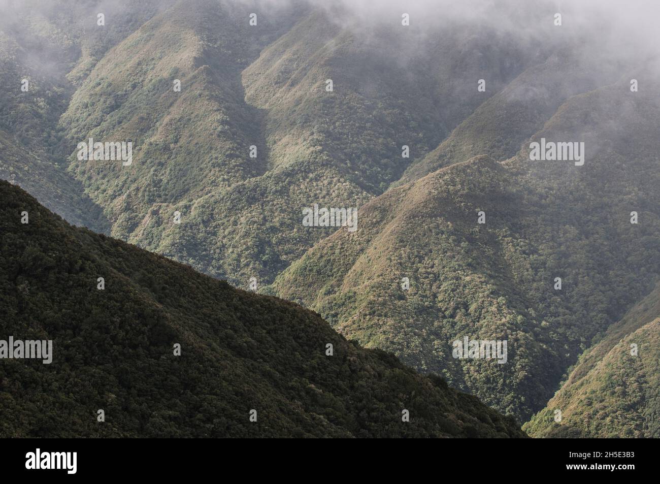 Mountain scenery at Madeira Stock Photo