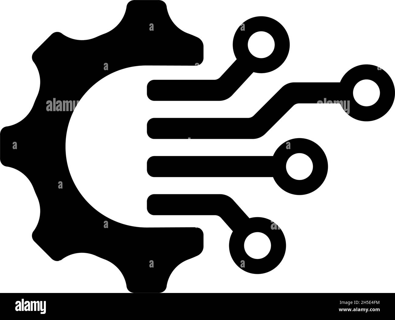 DX ( digital transformation ) vector icon illustration Stock Vector