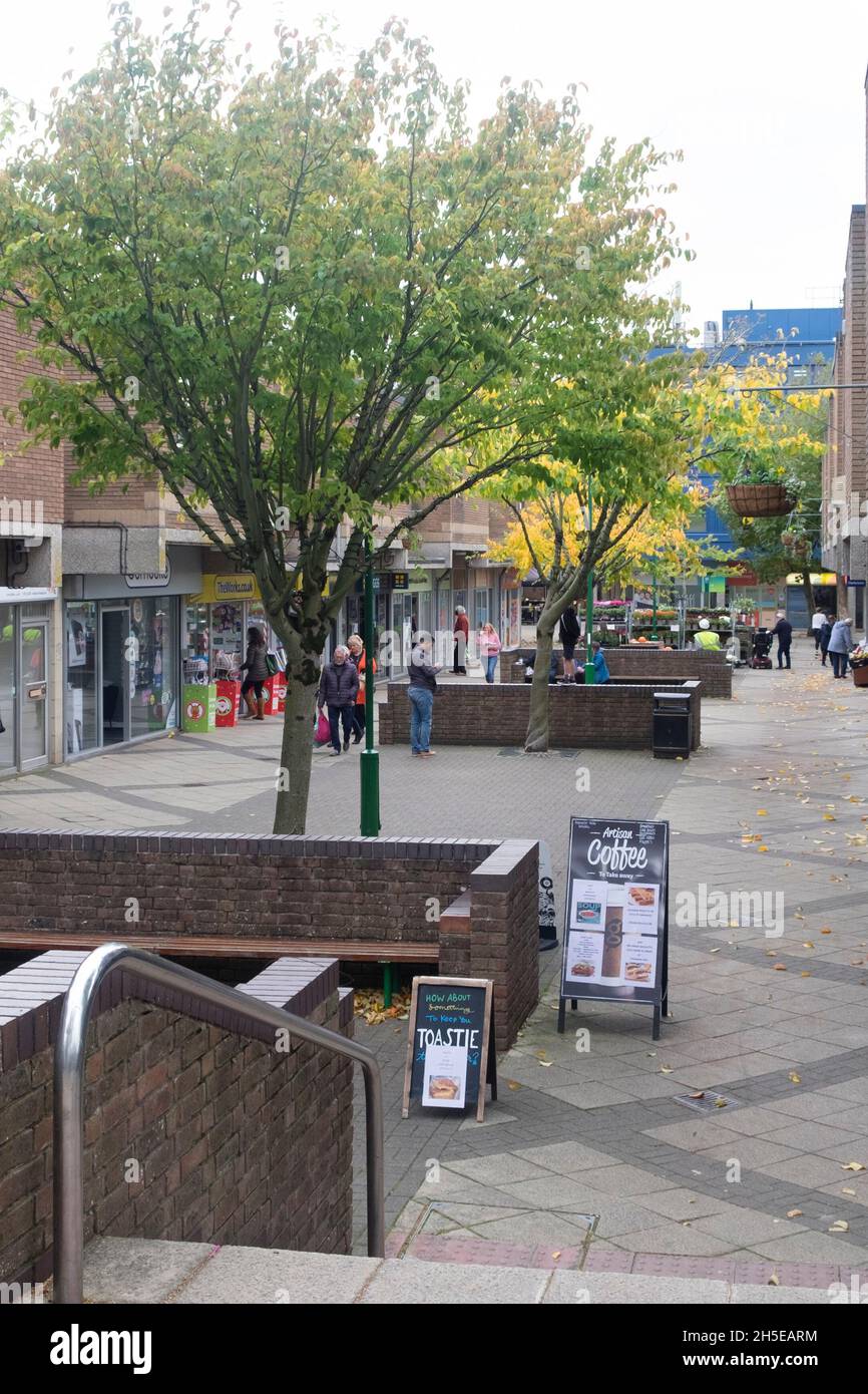 Nailsea is a small town in somerset, not far from Bristol UK Stock