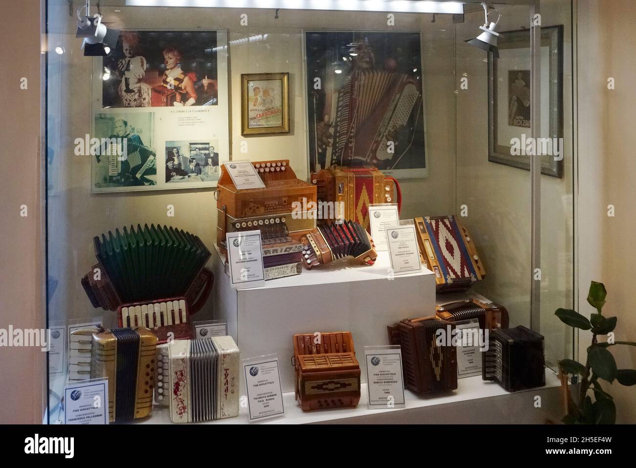 Old Town, International Accordion Museum, Castelfidardo, Marche, Italy, Europe Stock Photo Alamy