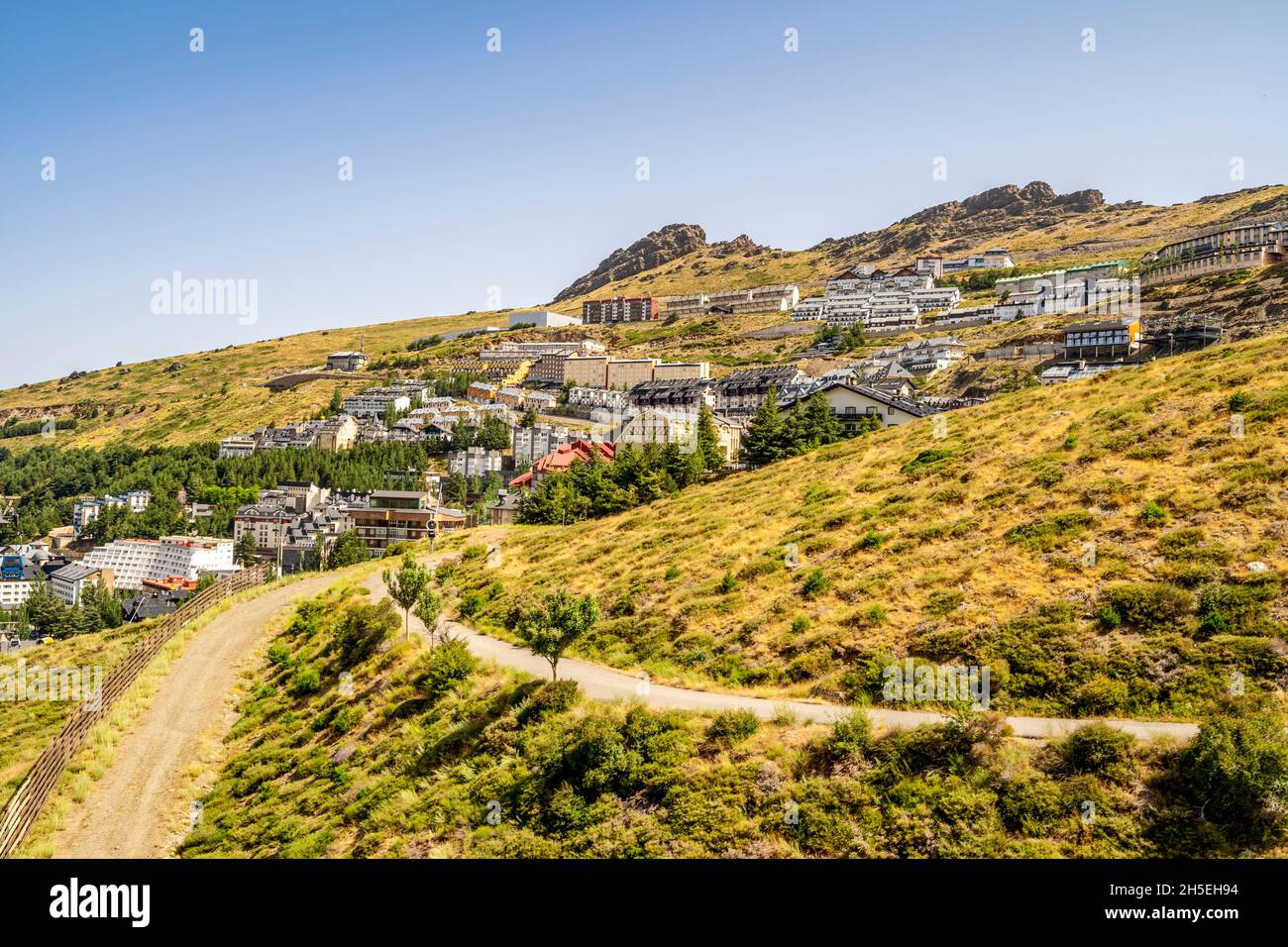 Ski resort during summer hi-res stock photography and images - Alamy