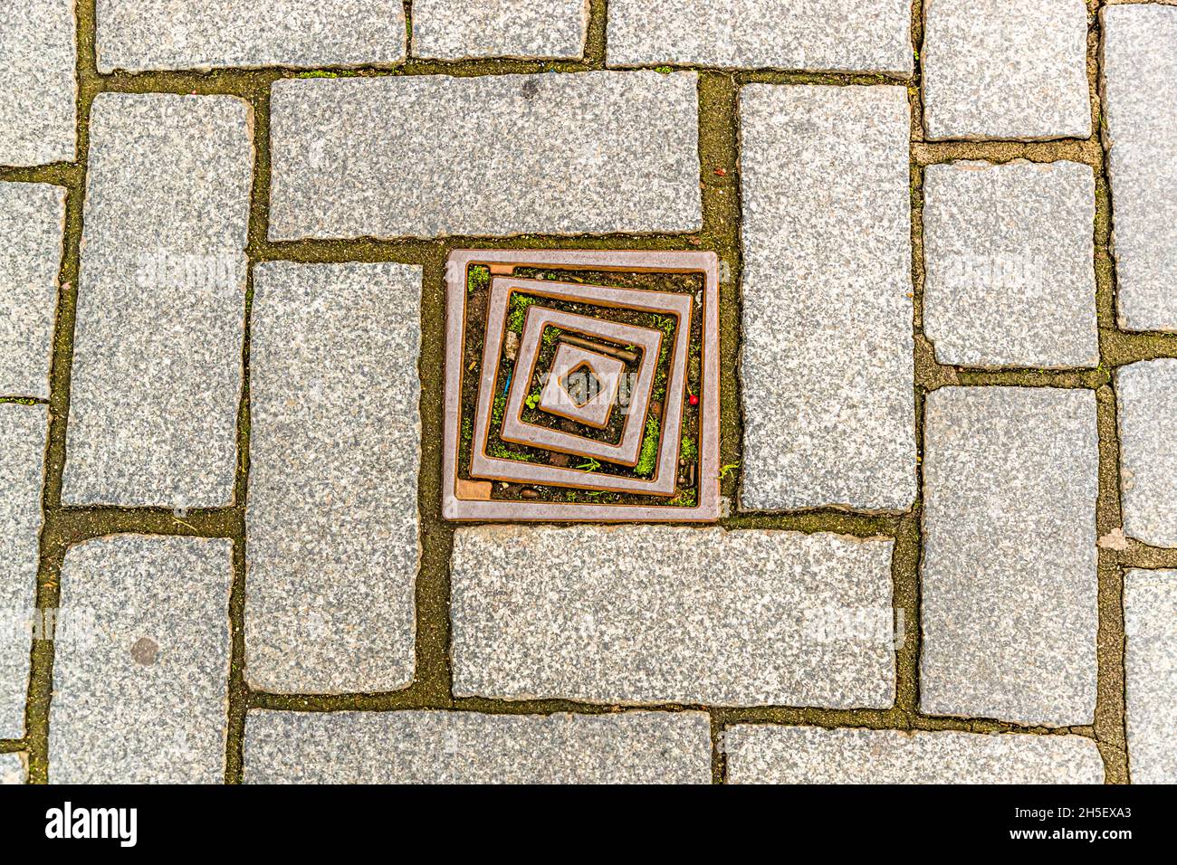Hydrant cover in Zutphen, Netherlands Stock Photo
