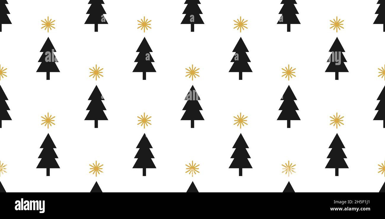 Christmas trees seamless pattern. Vector illustration Stock Vector ...