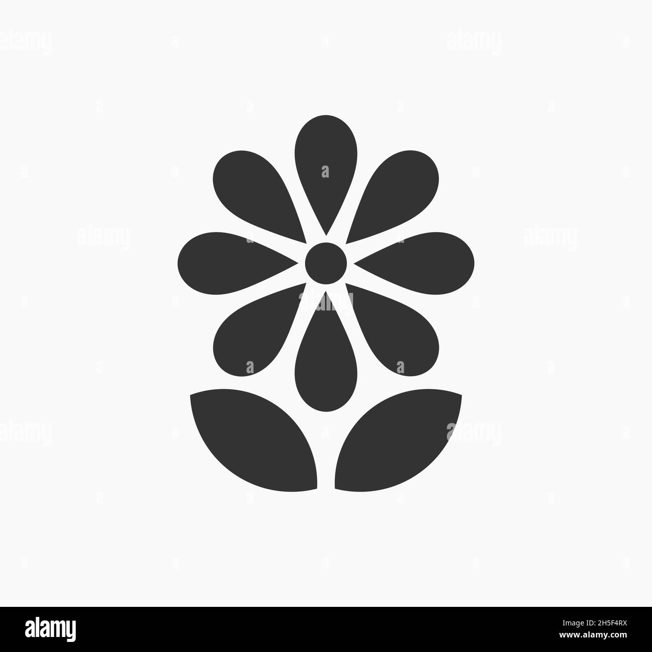 Flower symbol icon. Vector illustration Stock Vector Image & Art - Alamy