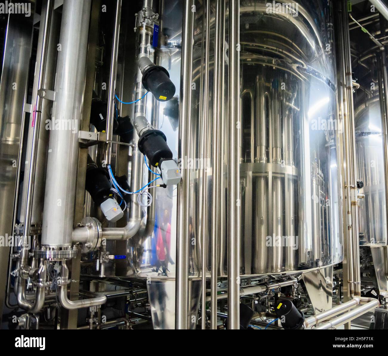 Pharmaceutical reactor. Capacitive apparatus is a special technological equipment Stock Photo