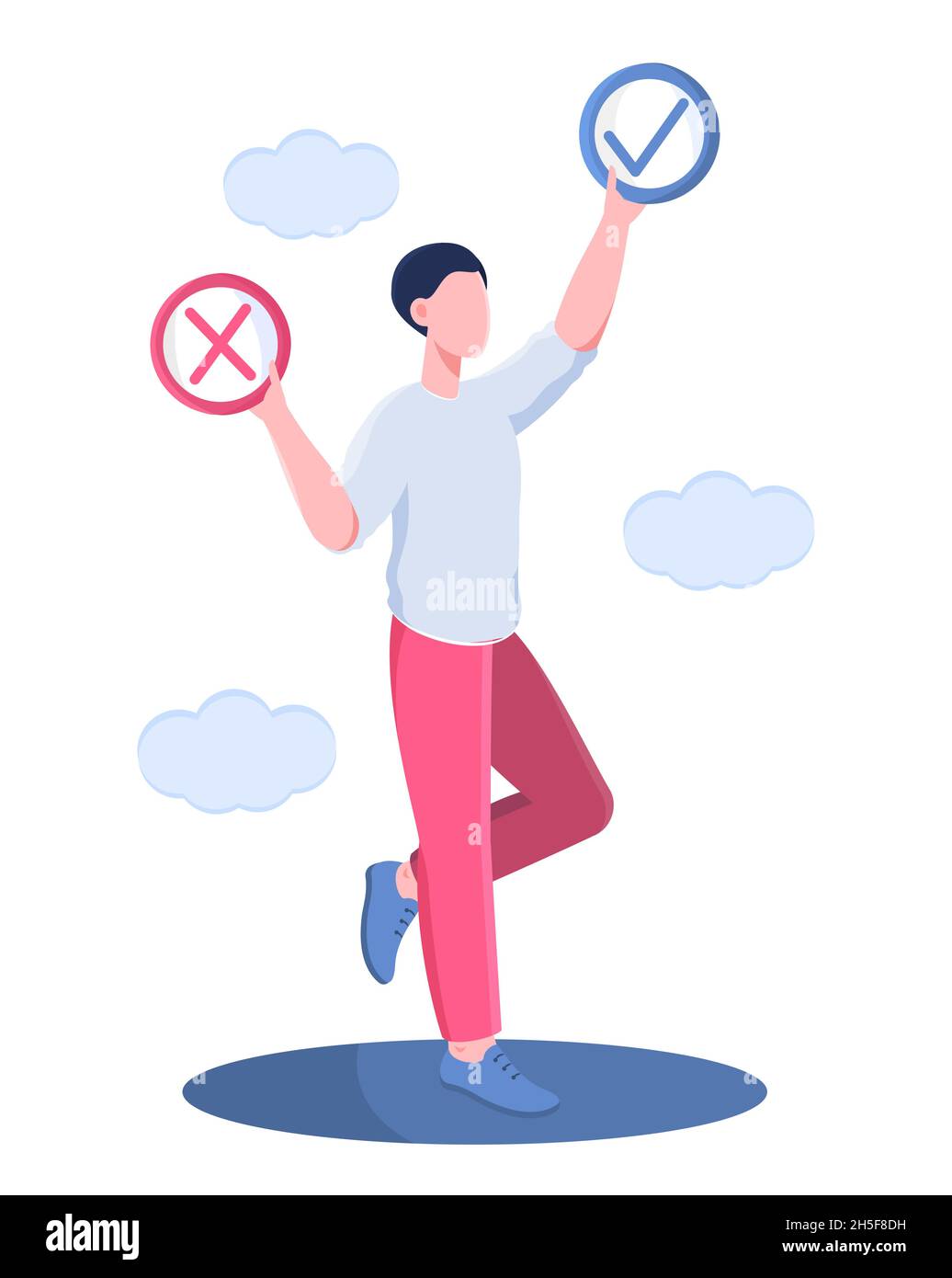 Right or wrong Stock Vector Image & Art - Alamy