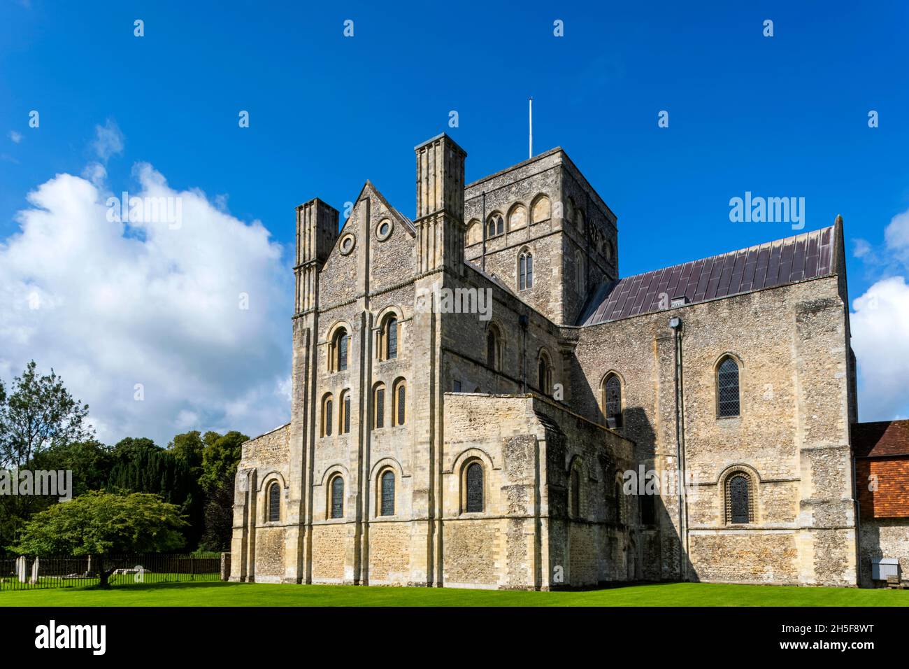 England, Winchester, Hospital of St Cross, The Church Stock Photo Alamy