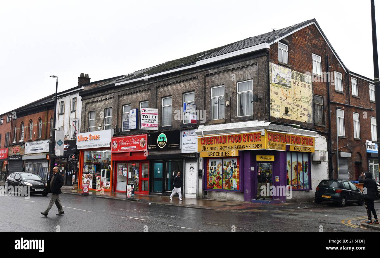 Multi national food store shop selling Polish, Kurdish, Iranian and