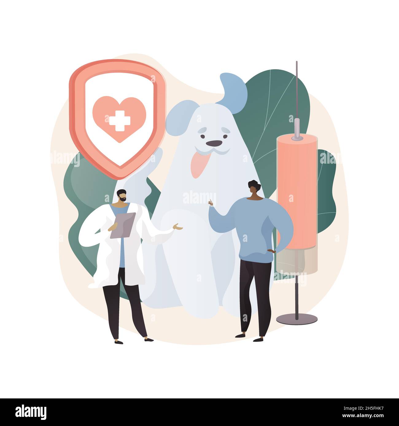 Rabies of wild animals Stock Vector Images - Alamy