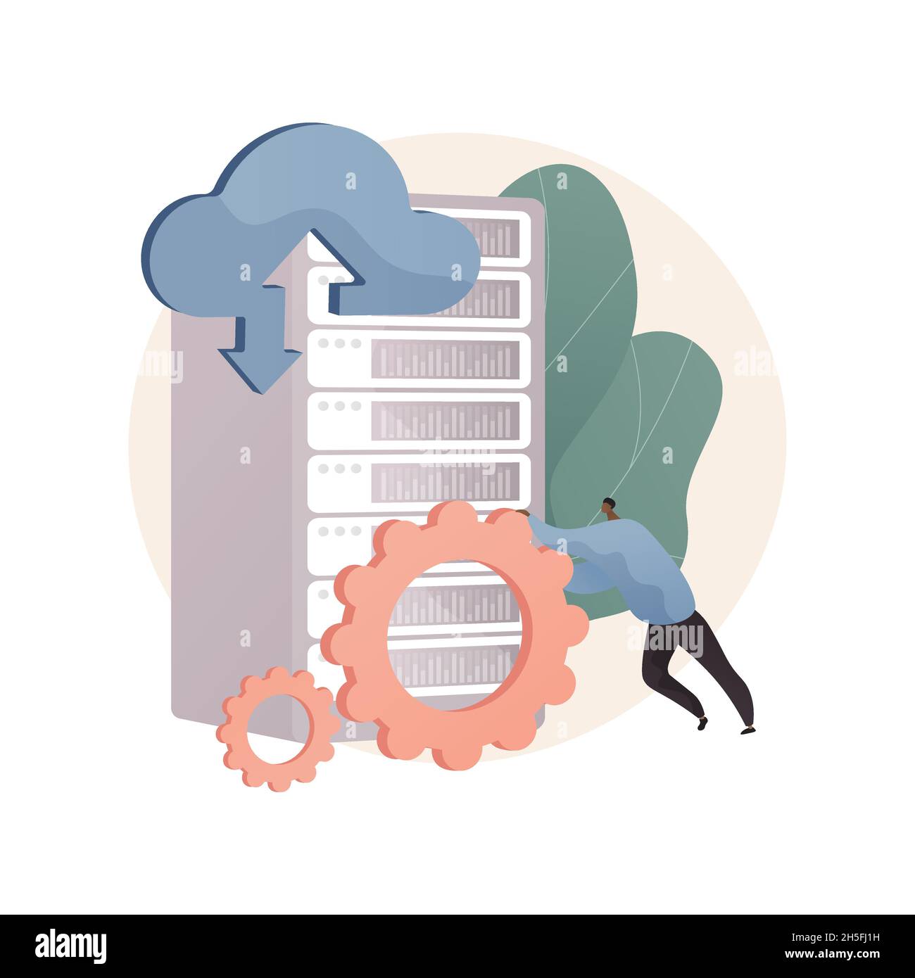 Big data engineering abstract concept vector illustration Stock Vector ...