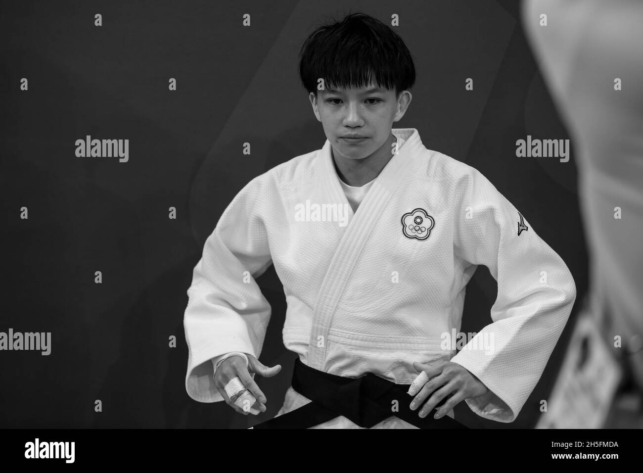 JULY 24th, 2021 - TOKYO, JAPAN: CHEN-HAO Lin of Taipei in the Judo Women -48 kg tournament at the Tokyo 2020 Olympic Games (Photo by Mickael Chavet/RX Stock Photo