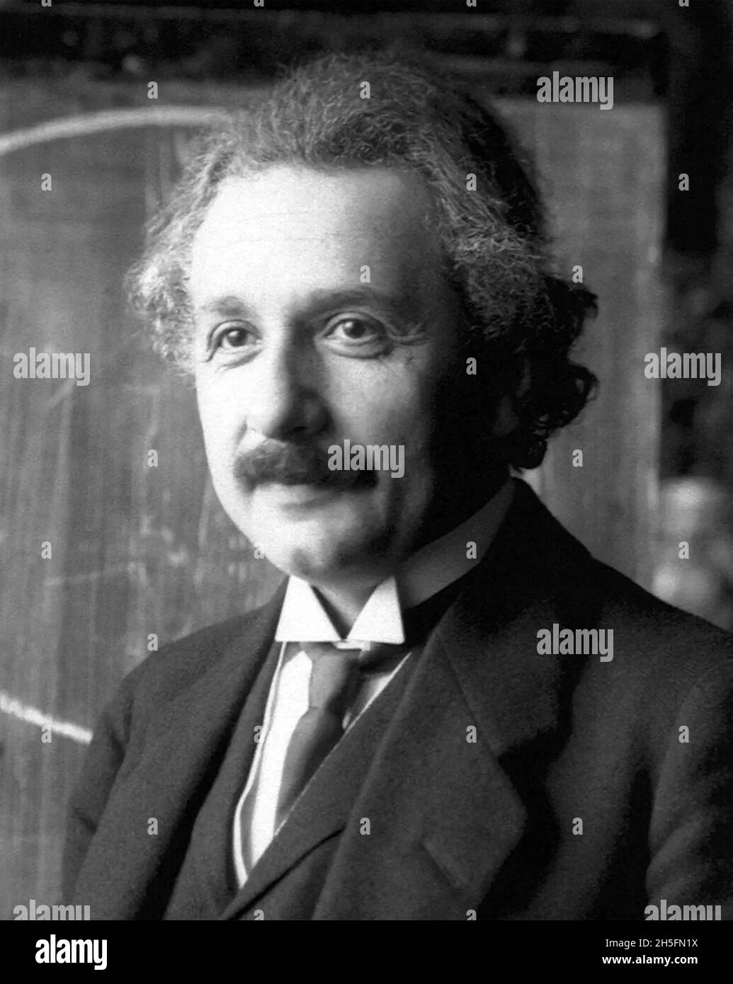ALBERT EINSTEIN (1879-1955) German-born theoretical physicist in 1921 Stock Photo