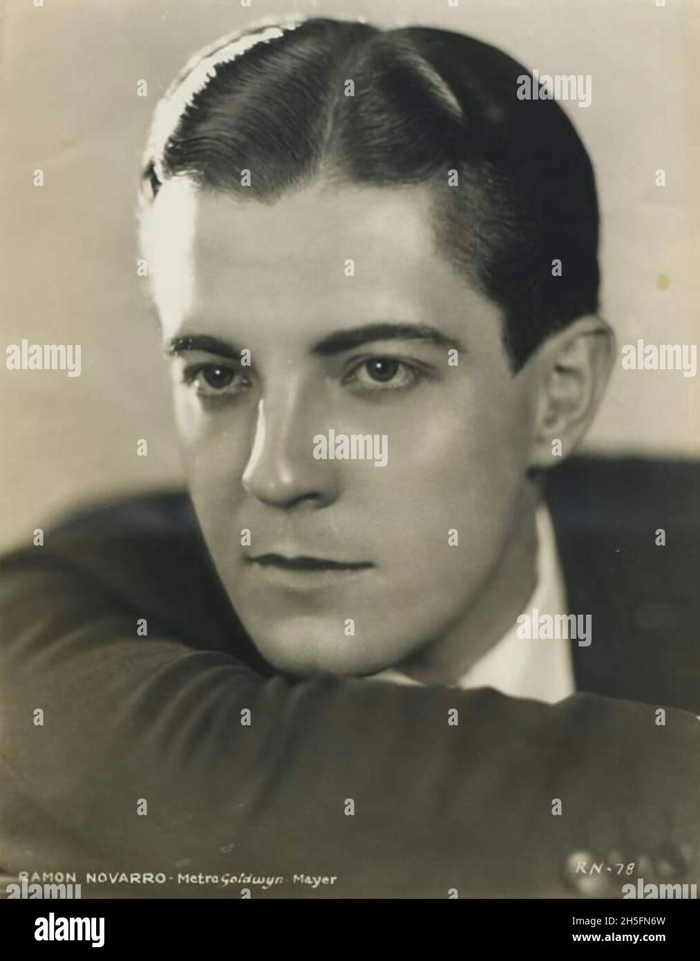 RAMON NAVARRO (1899-1968) Mexican-American film actor Stock Photo