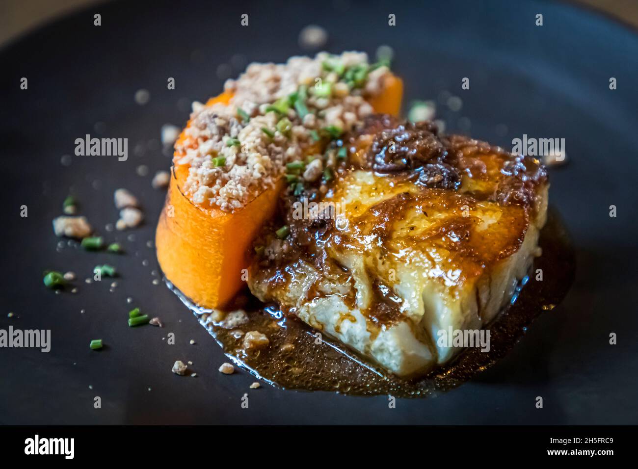 Lunch menu in the Arsenaal of Doesburg, Netherlands Stock Photo
