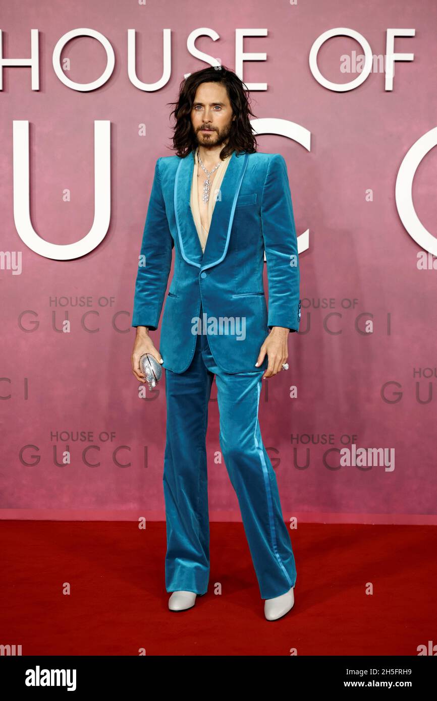 Cast member Jared Leto arrives at the UK Premiere of the film 'House of  Gucci' at Leicester Square in London, Britain, November 9, 2021.  REUTERS/Henry Nicholls Stock Photo - Alamy