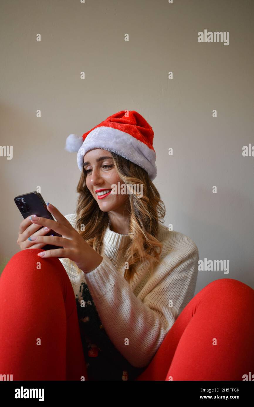 Emotional female in hat hi-res stock photography and images - Alamy