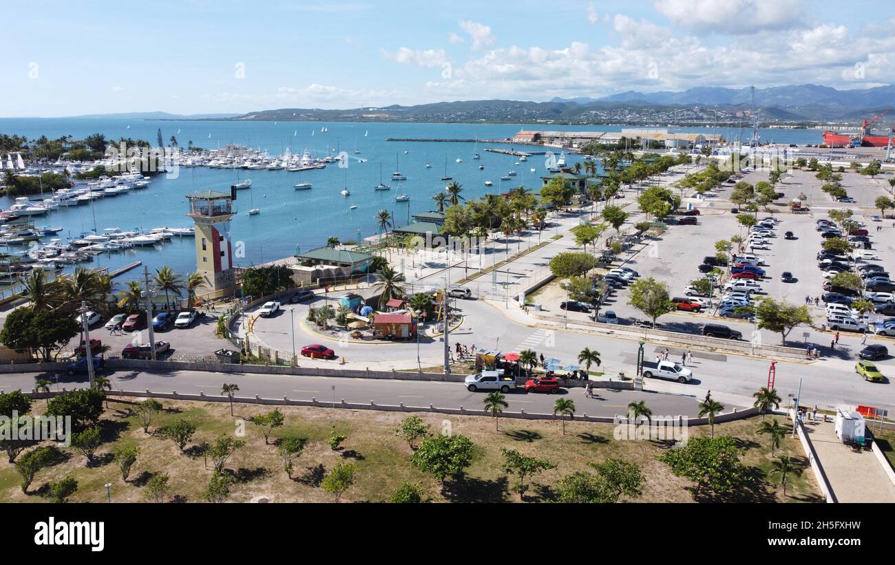 Aerial photograph at La Guancha, Ponce Puerto Rico Stock Photo Alamy