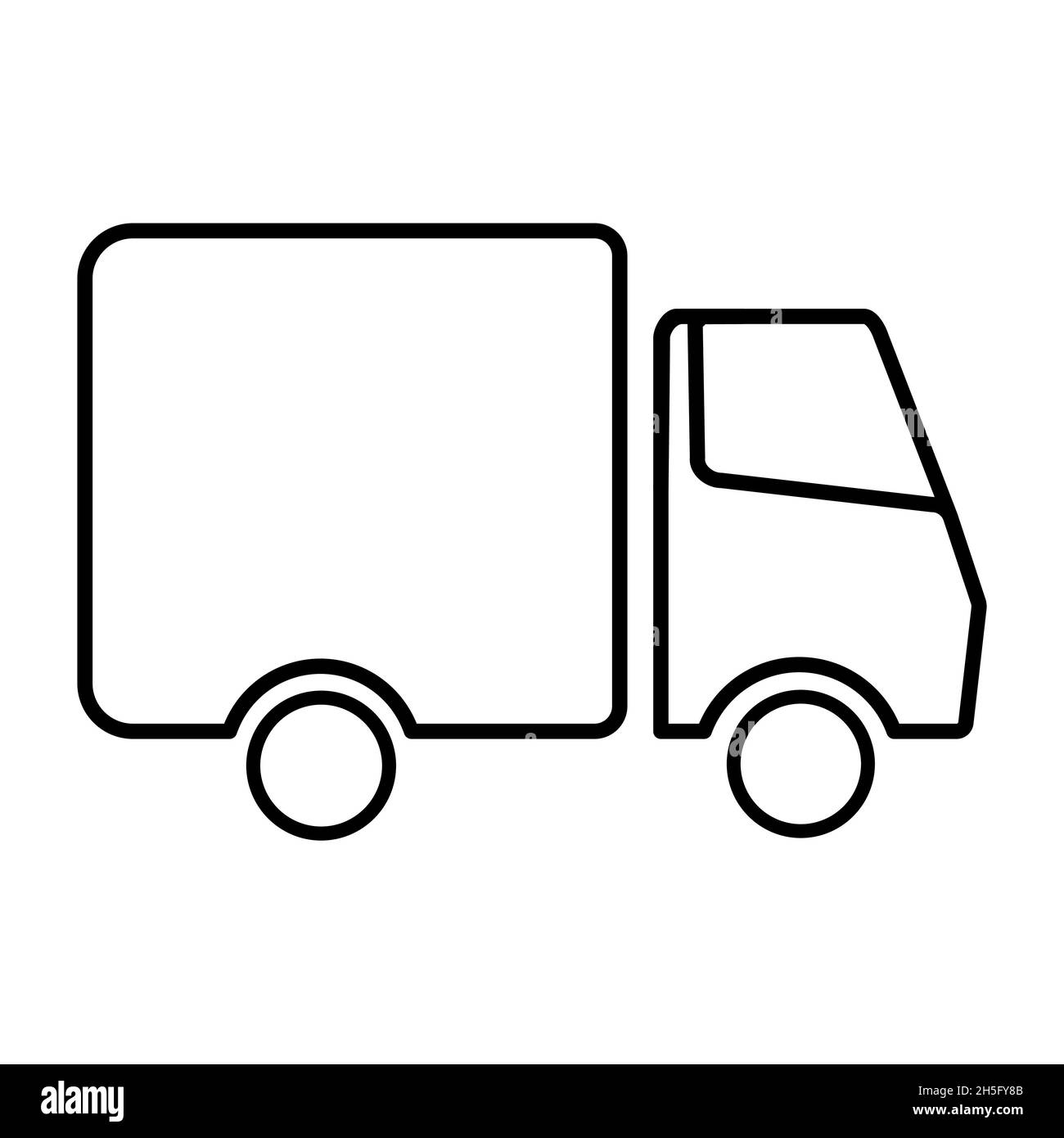 Delivery service car icon delivery sign vector delivery truck ...