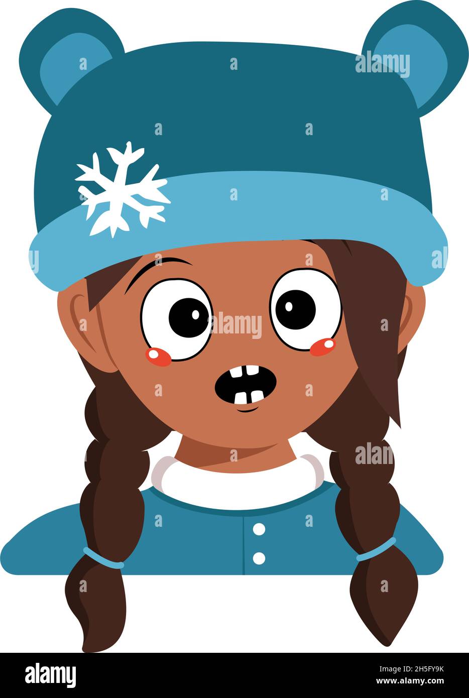 Scared Girl Clipart Face