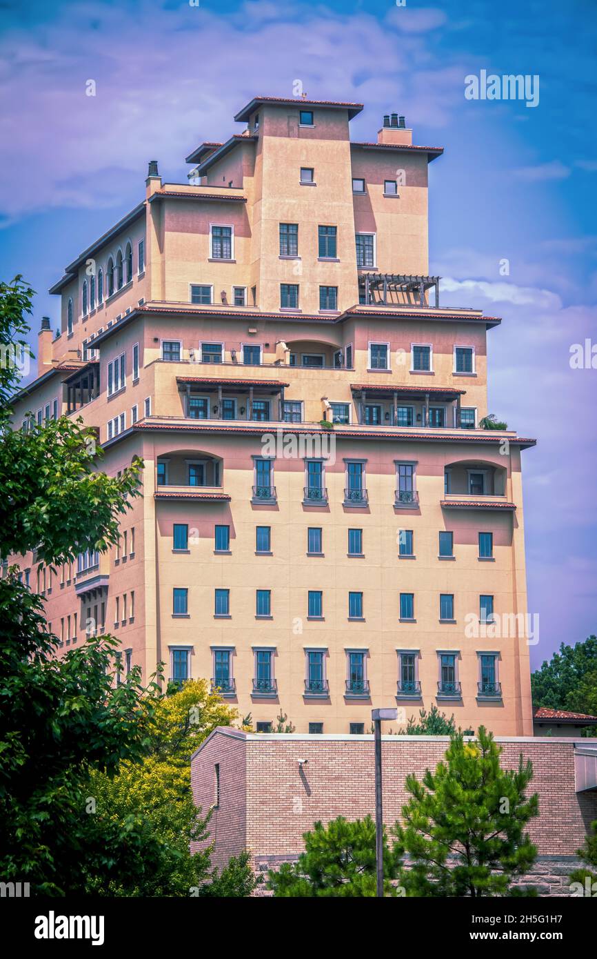 Tall luxury southwestern style condos located in Tulsa OK USA Stock Photo Alamy
