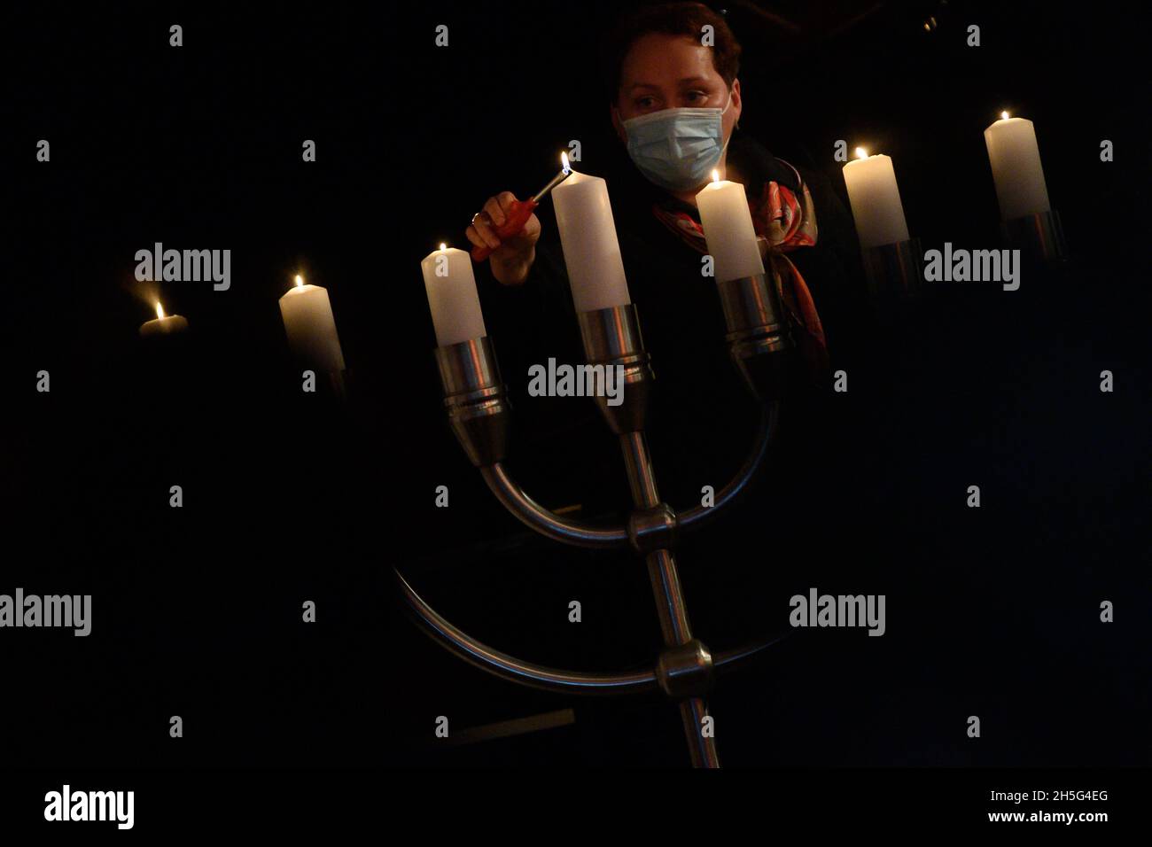 Magdeburg, Germany. 09th Nov, 2021. Inessa Myslitska, head of the