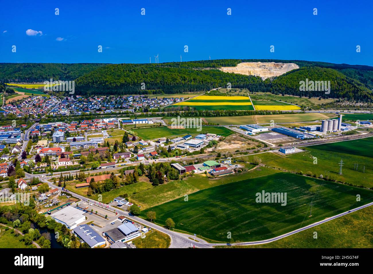 Geisingen Luftbild Die Stadt Geisingen aus der Luft Stock Photo Alamy