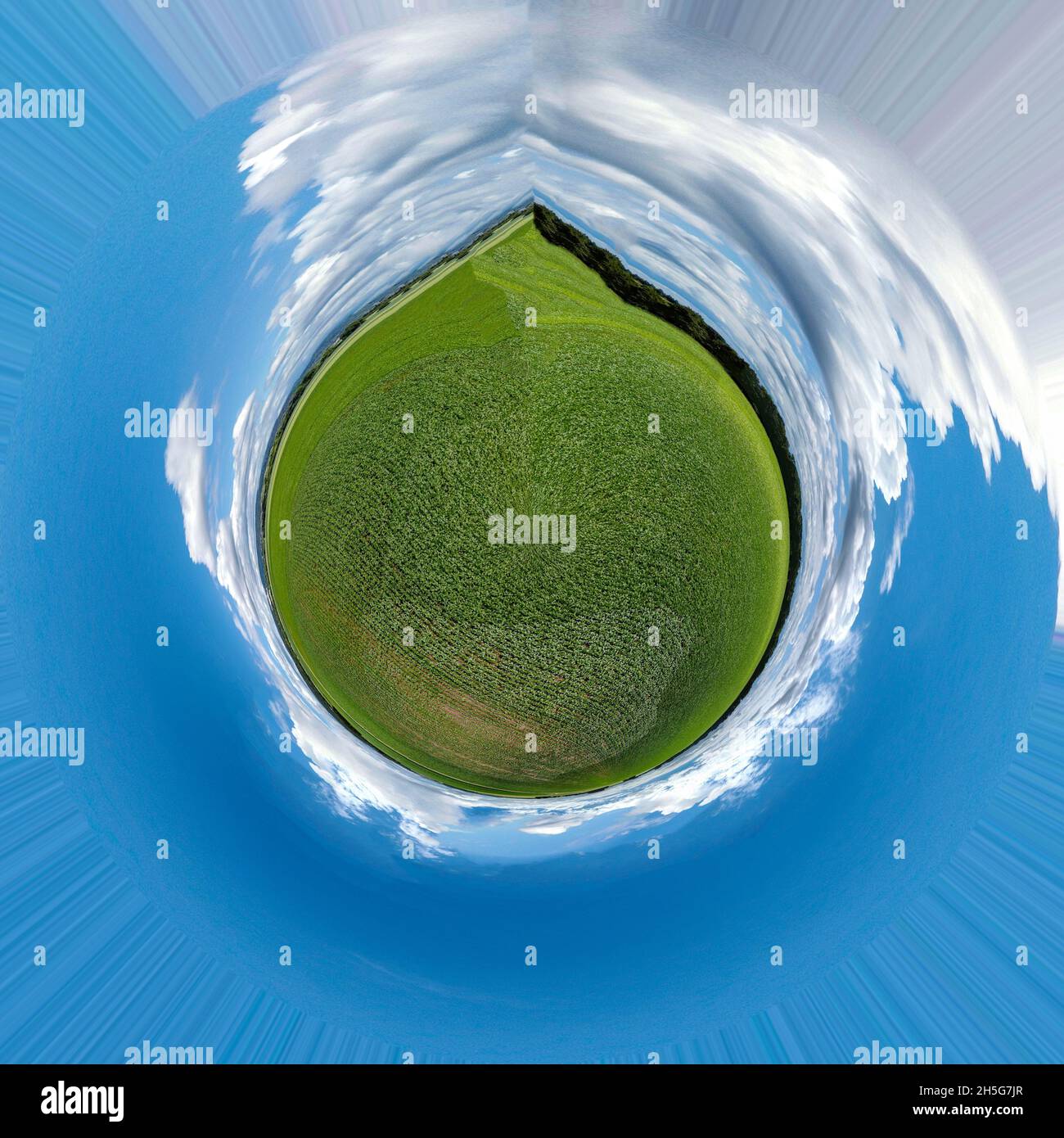 Curvature planet earth aerial hi-res stock photography and images - Alamy
