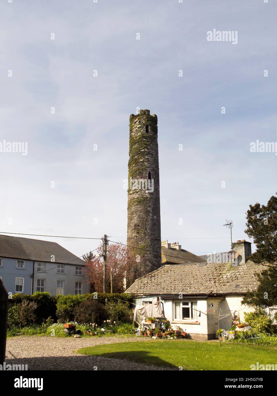 Medieval Round Tower in Cloyne, County Cork, Ireland Stock Photo Alamy