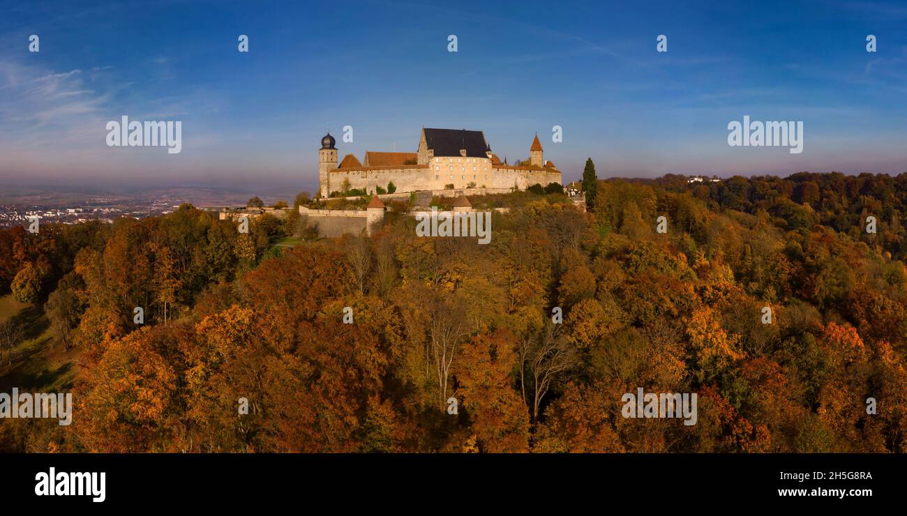 Veste Coburg (Coburg Fortress) in autumn Stock Photo