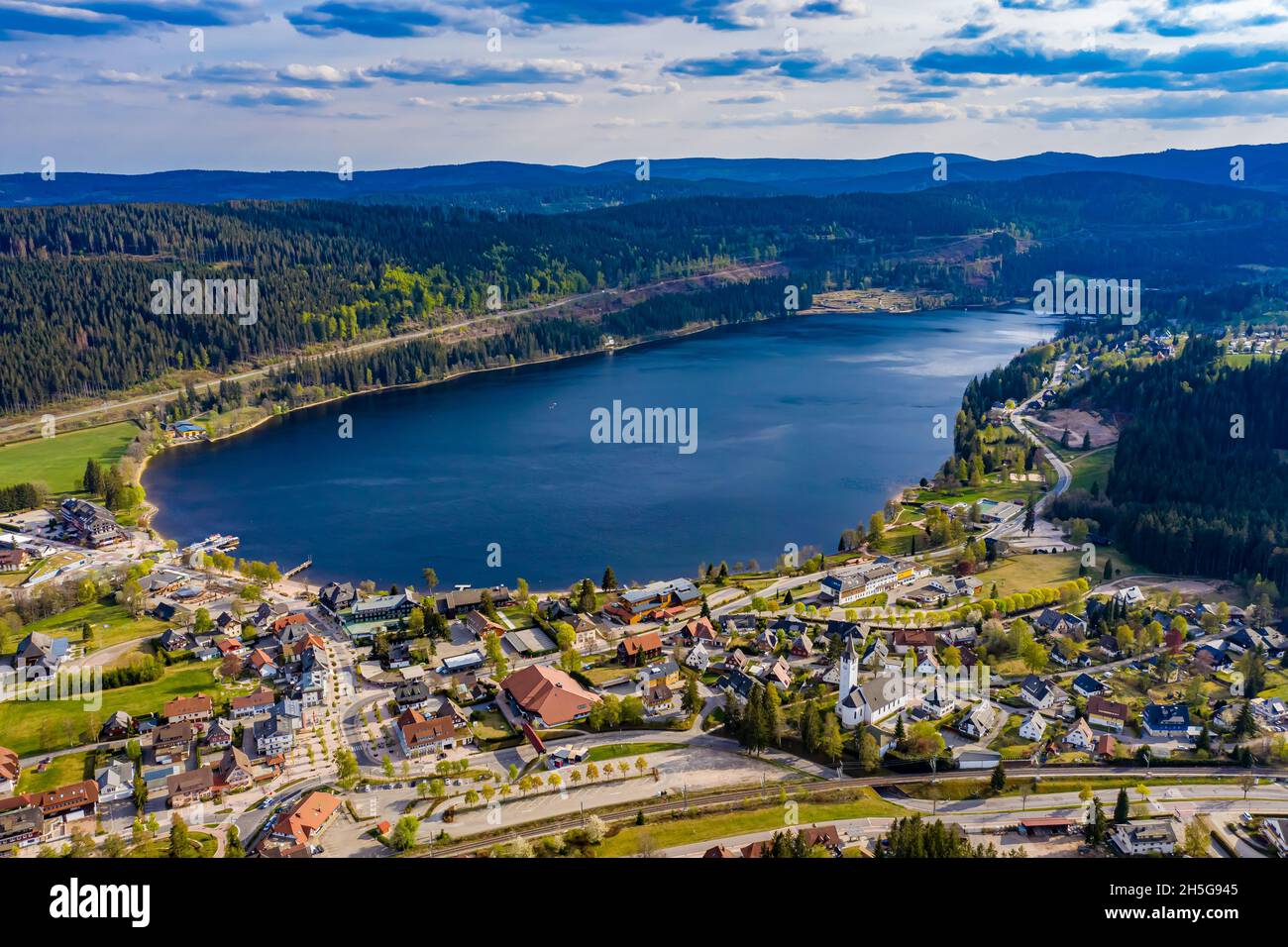 Titisee Neustadt Luftbild Hochwertige Luftbildaufnahmen von Titisee