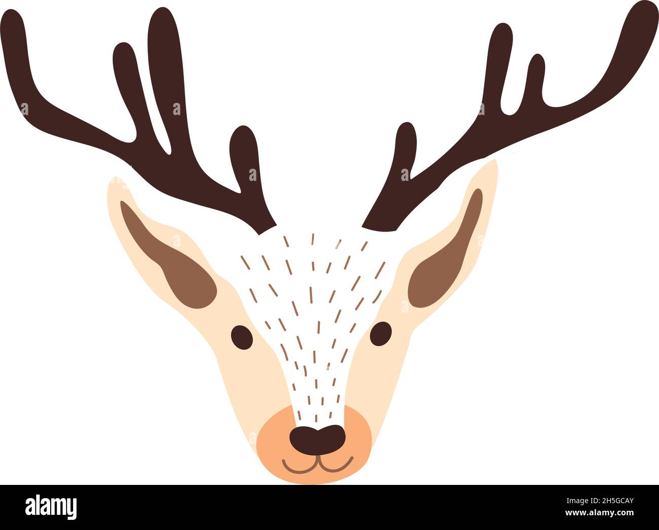 Deer Head Vector Illustration