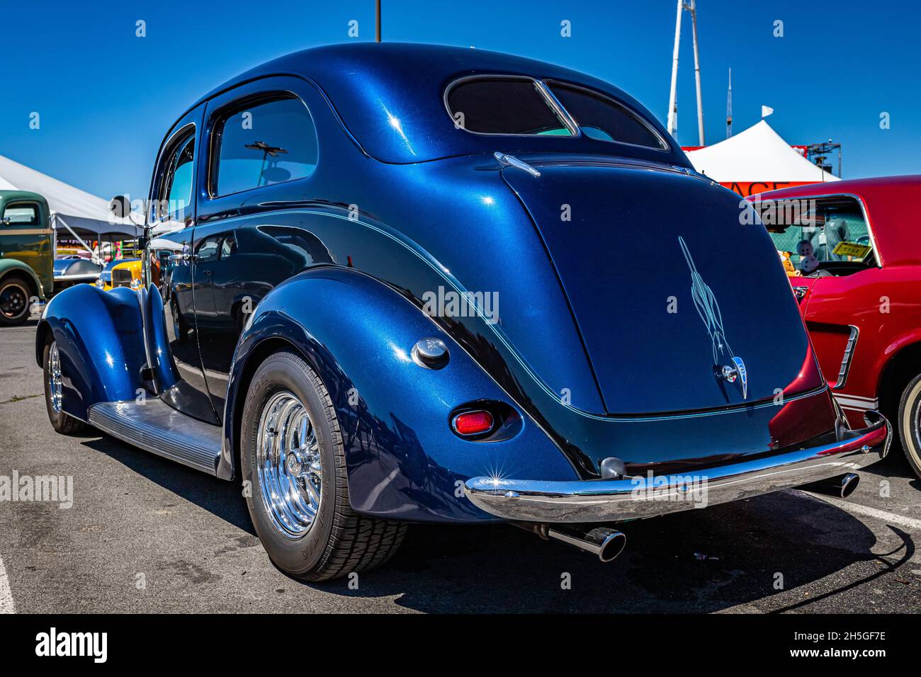 Reno, NV August 5, 2021 1937 Ford Model 78 Deluxe Coupe at a local