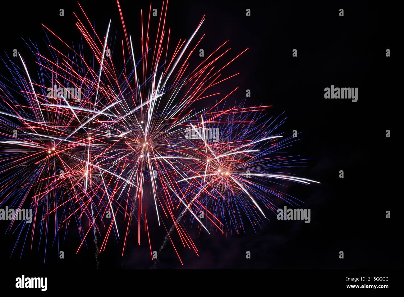 Firework Display Harlow Essex 2021 Stock Photo Alamy